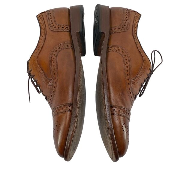 Allen Edmonds STRAND‎ Cap-Toe Oxford Dress Shoes 9 D Walnut main image 4